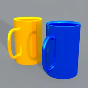Single Mug 3d model