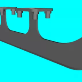 Skate Blade 3d model