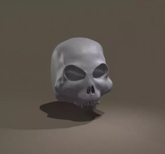 Rigged Little White Robot Character 3d model