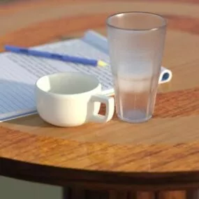 Soda Water Cup 3d model