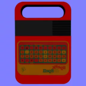 Speak And Spell Tablet 3d model