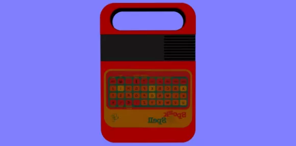Speak And Spell Tablet 3d model Speak And Spell Tablet 3d model