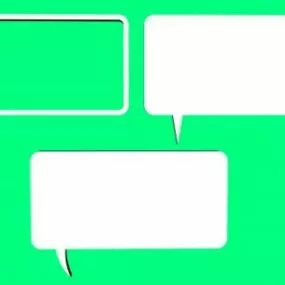 Speech Bubbles Shaped 3d model