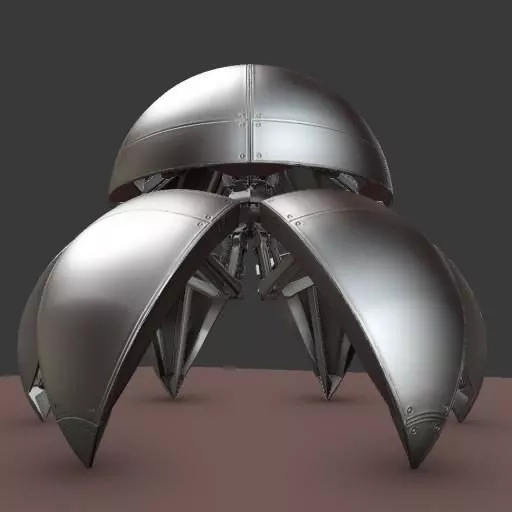 Sphere Bot Scifi Robot 3d model Sphere Bot Scifi Robot 3d model
