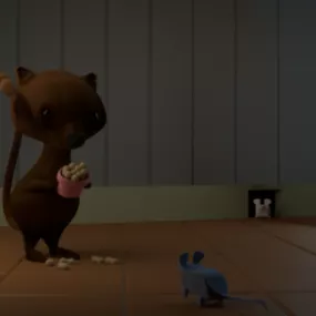Squirrel Cartoon 3d model