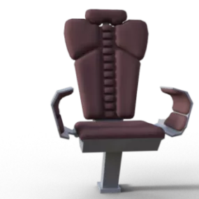 Star Trek Enterprise Chair 3d model