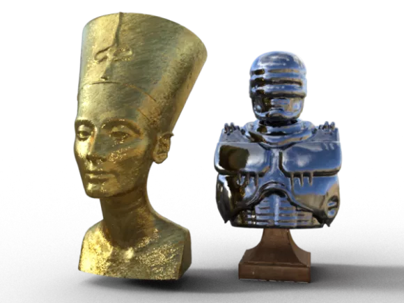 Man Bust Head Statue 3d model