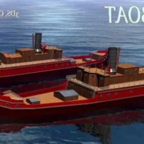 Steamboat 3d model