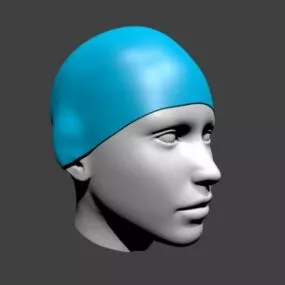 Swim Cap 3d model