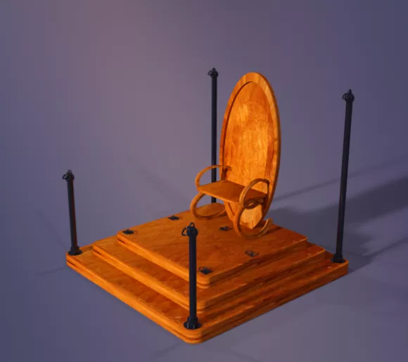 Dining Table Chairs Modern 3d model