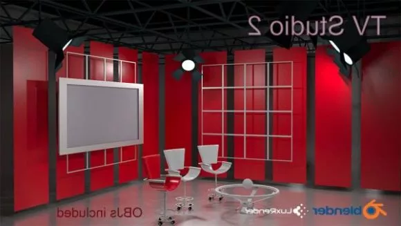 Tv Studio Interior Room 3d model Tv Studio Interior Room 3d model