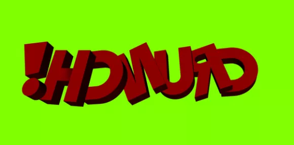 Fit Space Text Decoration 3d model