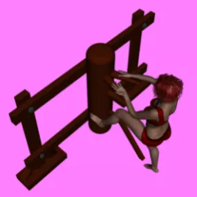 Fighter Girl Character Training 3d model
