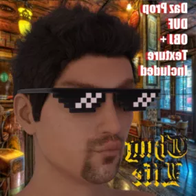 Thuglife Glasses 3d model