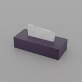 Low Poly Tissue Box 3d model