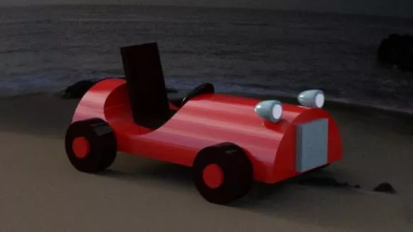 Convertible Jeep 3d model