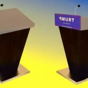 Trump Podium 3d model