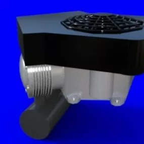 Twin Cylinder Engine 3d model