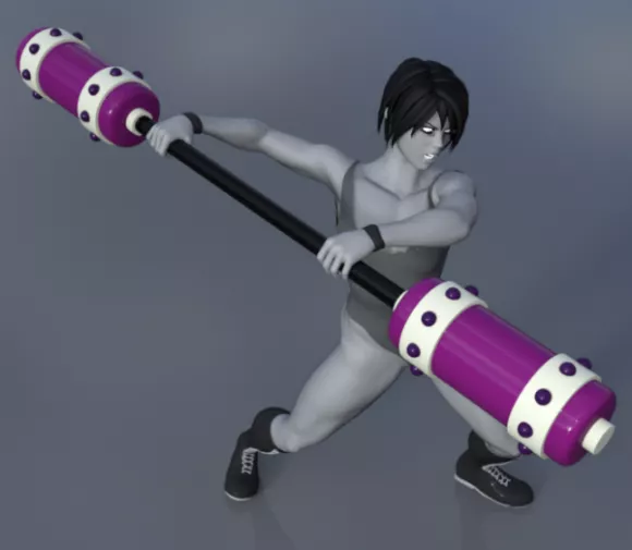 Pharaoh Chariot With Character 3d model