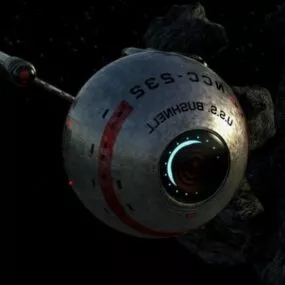 Uss Spaceship Satellite 3d model
