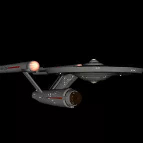 Uss Lexington Spaceship 3d model