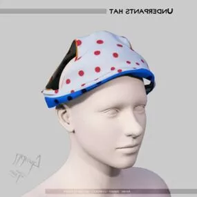 Underpants Hat 3d model