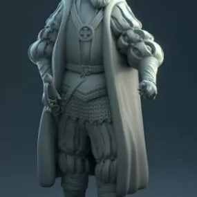 Vasco Da Gama Famous Statue 3d model