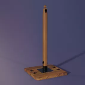 Whipping Post 3d model