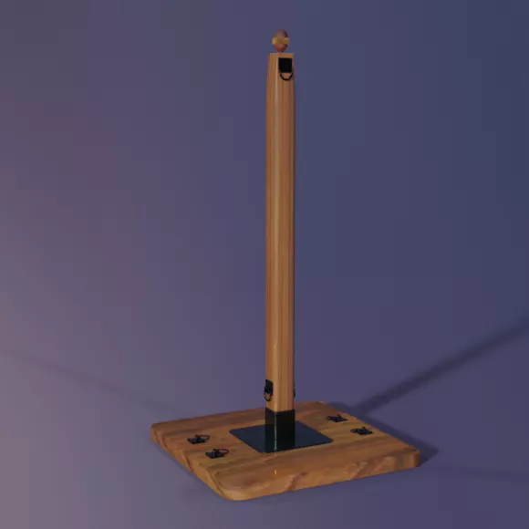 Scifi Shape On Beach 3d model