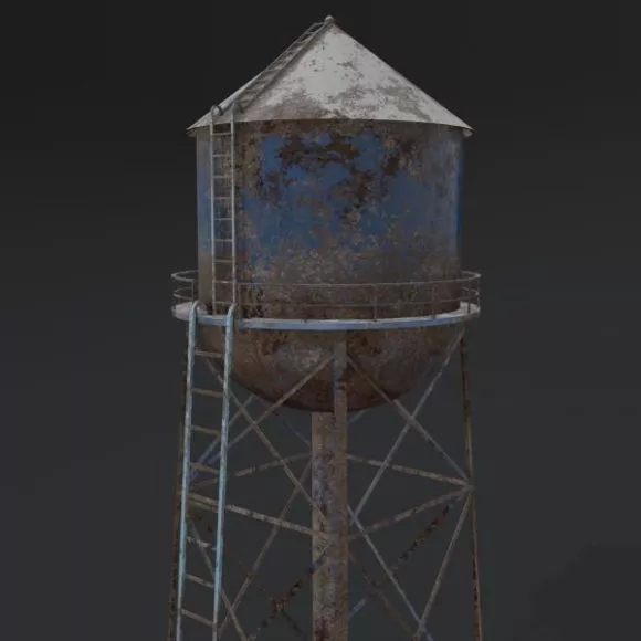 Lost Tower Ancient Building 3d model