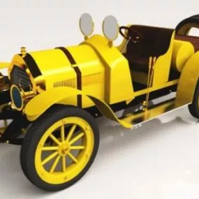 Vintage Car Willis 3d model