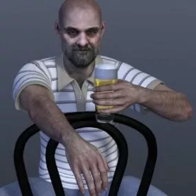 Willy Man Character 3d model