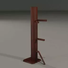 Wing Chun Dummy Gym Equipment 3d model