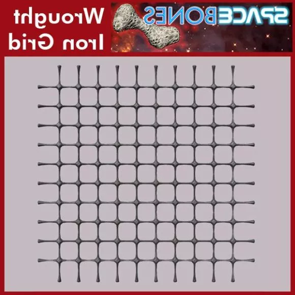 Wrought Iron Grid 3d model Wrought Iron Grid 3d model