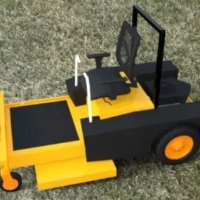 Zero Turn Mower Vehicle 3d model