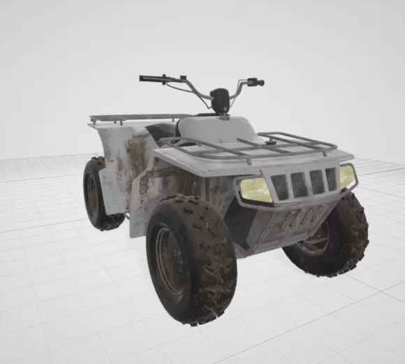 Atv Motorcycle 3d model Atv Motorcycle 3d model