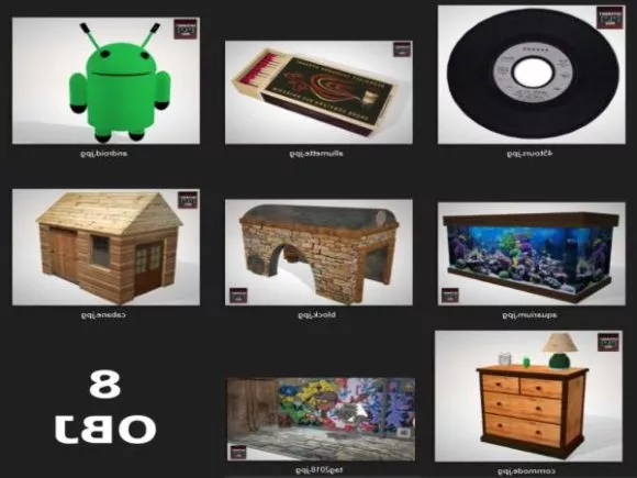 Furniture Low Poly Things 3d model Furniture Low Poly Things 3d model