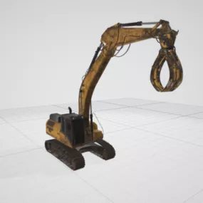 Bagger Excavator 3d model
