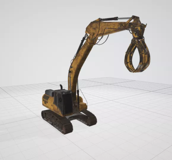 Bagger Excavator 3d model Bagger Excavator 3d model