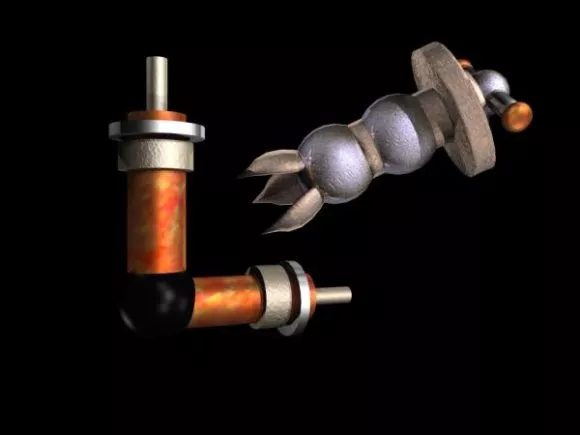 Mechanical Parts Set 3d model Mechanical Parts Set 3d model