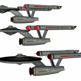 Spaceship Aircraft Station 3d model