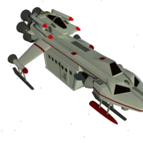 Scifi Spaceship General Class 3d model