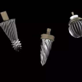 Electronic Parts Steel Shape 3d model
