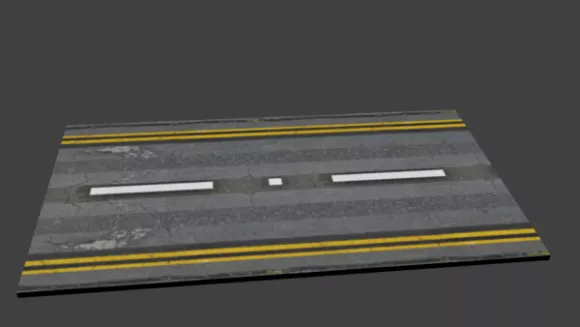 Old Road 3d model Old Road 3d model