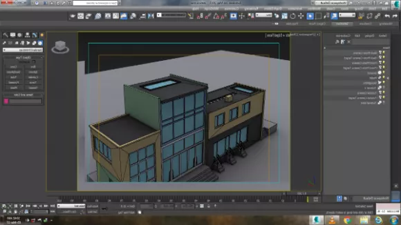 Railways Station Building 3d model Railways Station Building 3d model