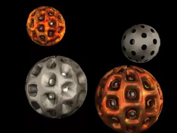 Sphere Bot With Armor 3d model