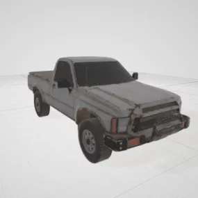 Old Truck Pickup 3d model