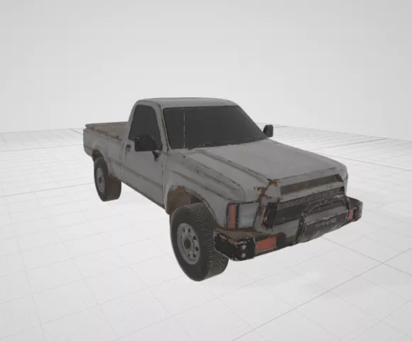 Soviet Uaz 452 3d model