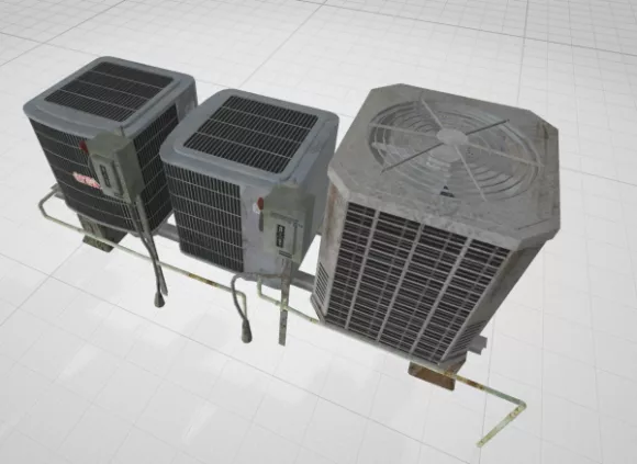 Household Radiator 3d model