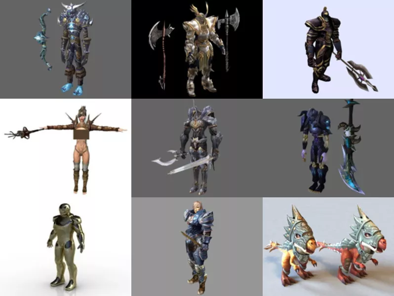Top 10 3ds Max Armor 3D Models Stuff Most Recent 2022